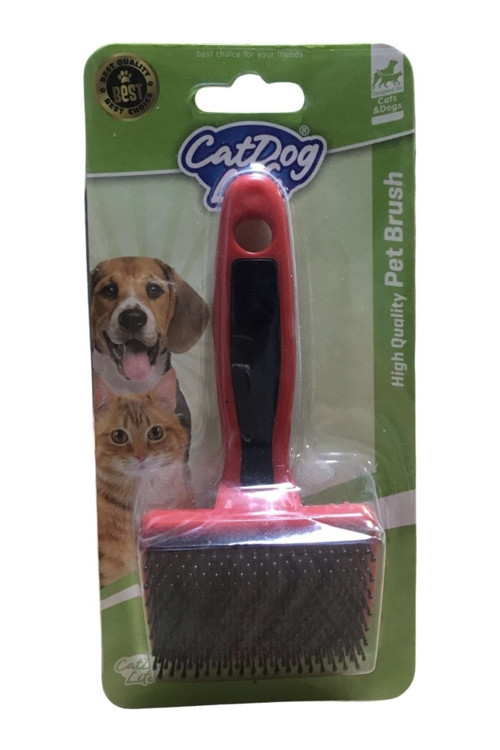 Kedi Ve Köpek Için Masaj Uçlu Tarama Fırçası 12x5 Cm