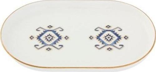 Arabesque Serisi 18cm Kayık Tabak Desen5