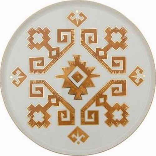 Arabesque Serisi 27cm Düz Tabak Desen1