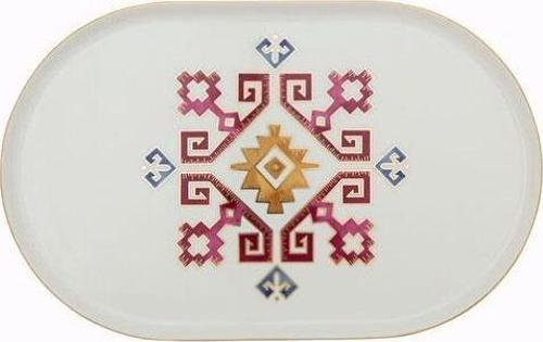 Arabesque Serisi 32cm Kayık Tabak