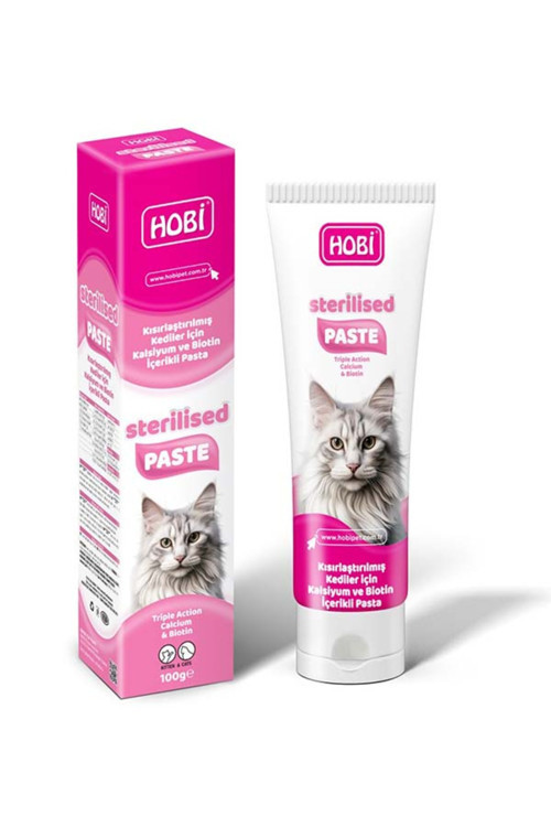 Sterilised Paste Kısır Kediler İçin Kalsiyum Ve Biotin Pastası 100gr