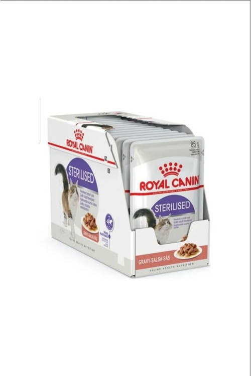 Gravy Kısırlaştırılmış Islak Kedi Maması 12x85 gr