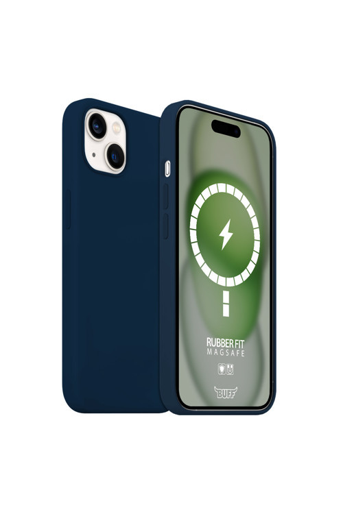 Buff iPhone 15 Plus Magsafe Rubber Fit Blue