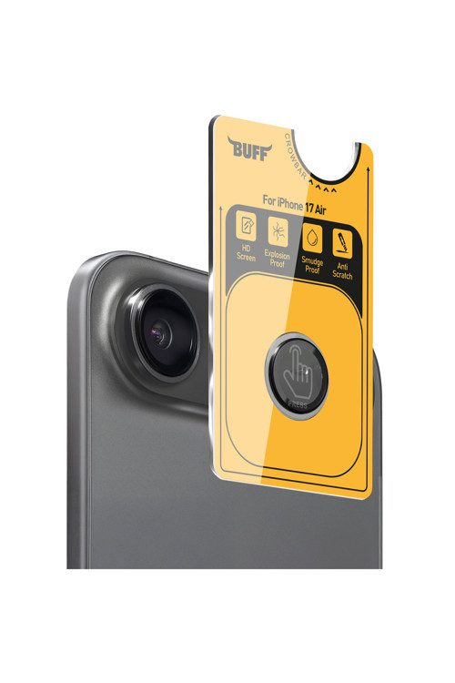 Buff iPhone 17 Air Metal Kamera Lens Koruyucu Gray