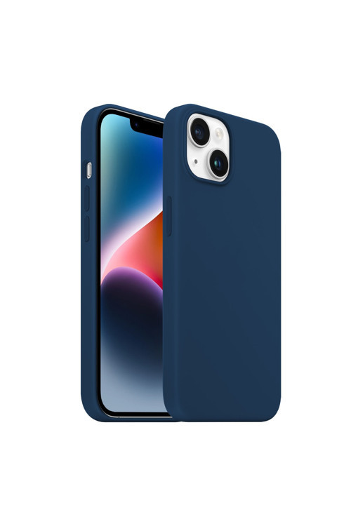 Buff Iphone 14 Rubber Fit Kılıf Navy Blue