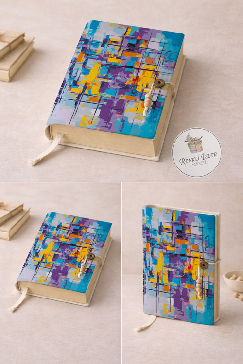 Kitap Kılıfı (Renkli Şehir)