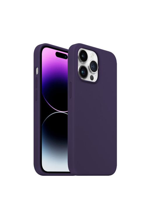 Buff Iphone 14 Pro Max Rubber Fit Kılıf Purple
