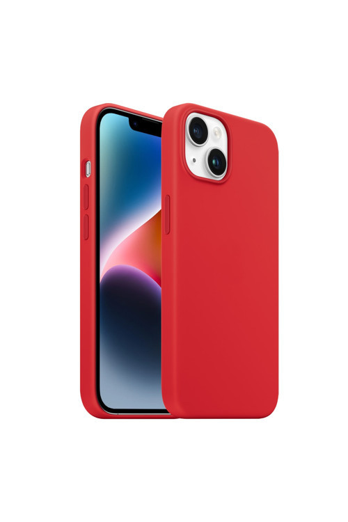Buff Iphone 14 Rubber Fit Kılıf Red