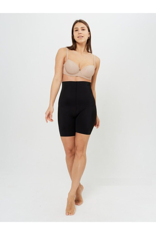 Porfy Model Lazer Kesim 5 Bölge Ekili Extra Sıkı Korse Siyah Renk096