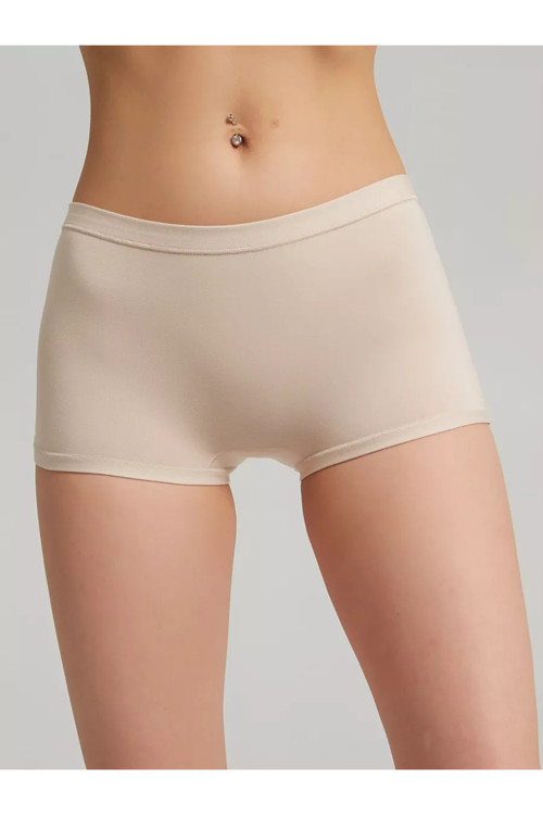 Moncorno Model Popo İnceltici İz Yapmayan Seamles Boxer Korse Ten Renk