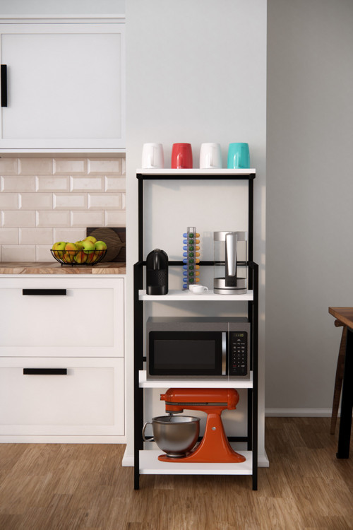 Ma10-13 Çok Amaçlı Organizer Dolap | Mikrodalga Airfryer Rafı, Düzenleyici Kahve Köşesi