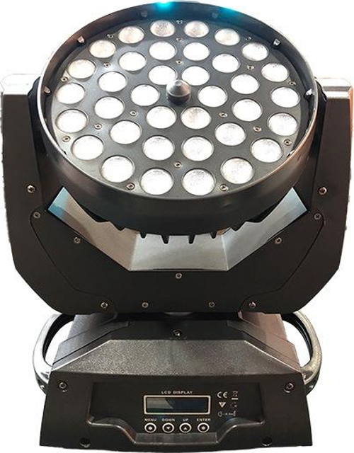 36x10W RGBW Zoom LED Hareketli Kafa Işık , Sahne, Düğün Salonu , Eğlence Mekanı, Kına Salonları Işık Sistemi