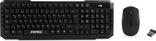 Km-510 Siyah Kablosuz Q Klavye + Mouse Set