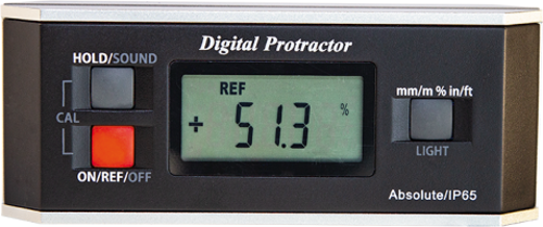 IP65 Dij.Terazi ve Açı Ölçer 4x90°/0.05° W242-0702