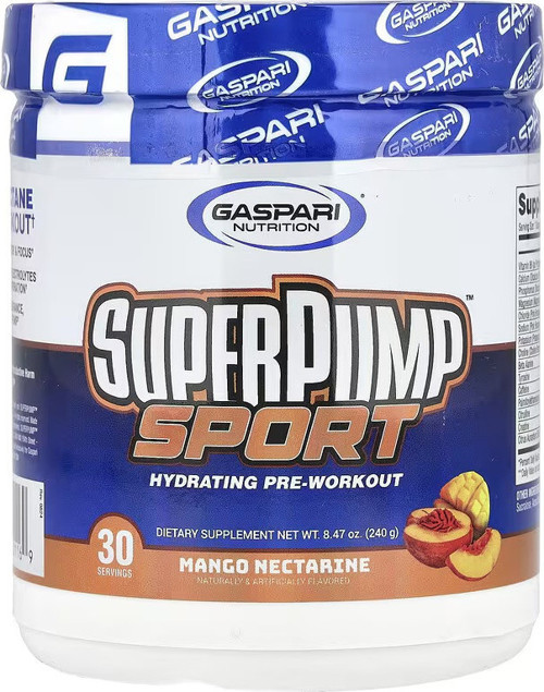 SuperPump™ Sport, Hydrating Pre-Workout, Mango Nectarine, 8.47 oz (240 g) usa