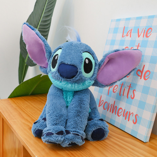Lilo- Stitch 35 Cm Sevimli Peluş Çocuk Oyuncak Karakter Mavi - Pembe Stich Ve Lilo
