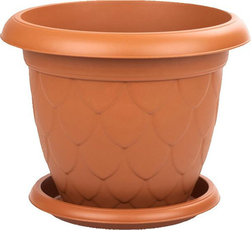 SO-D009 Damla Desen Tabaklı Saksı Takımı 17 Litre No:9