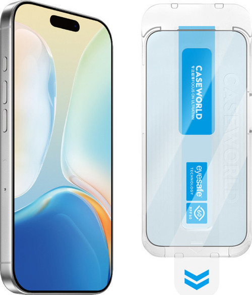 İphone 14 Pro Applicator Serisi 2.5D Eyesafe Mavi Işık Özellik Safir 0.33Mm Ekran Koruyucu