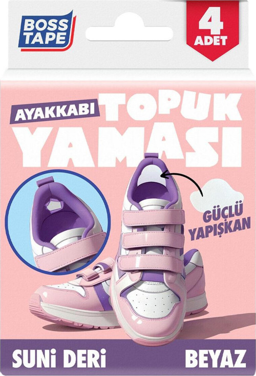 Ayakkabı Topuk Yaması Yapışkanlı Ayakkabı Tamir Bandı Beyaz