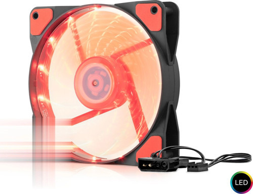 Kasa Fanı Led 12 Cm - Siyah HDX1520