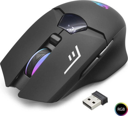 G400 Kablosuz Gaming Mouse Dual Mod 1600 Dpi Sessiz Rgb - Siyah