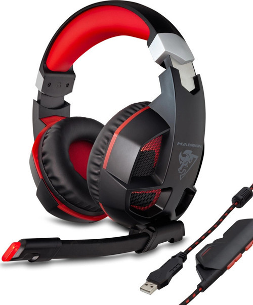 G59 Gaming Kulaklık Usb 7.1 Ps4 Uyumlu Led - Siyah Kırmızı