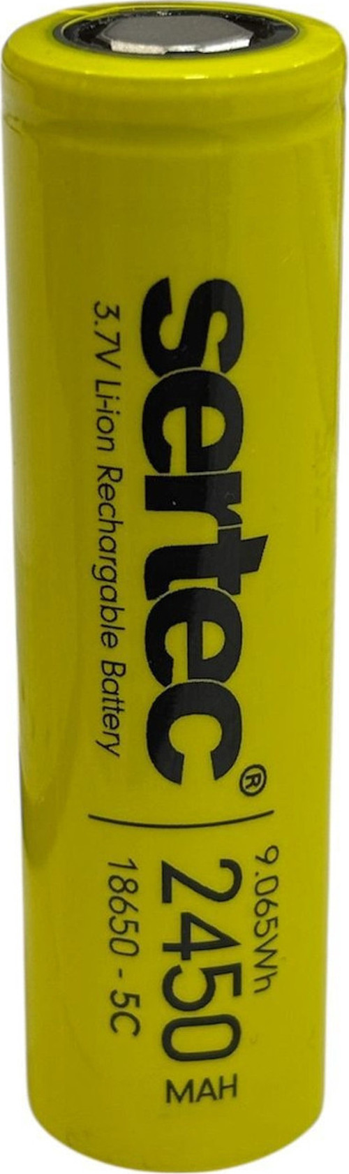 18650 3.7V 2450 Mah 5C Li-Ion Şarjlı Pil