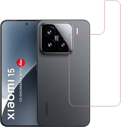 Xiaomi 15 Uyumlu ŞEFFAF Arka Esnek Nano Koruyucu