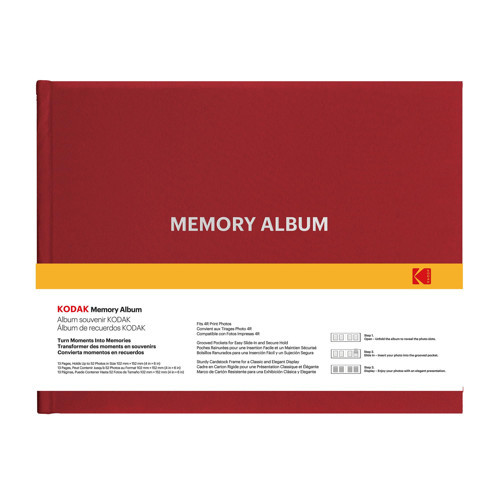 MEMORY ALBUM - 10X15 - 235*300MM - DARK RED