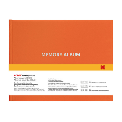 MEMORY ALBUM - 10X15 - 235*300MM - ORANGE