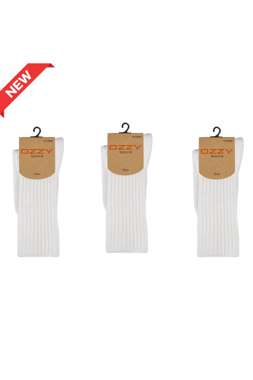 3’lü Kışlık Kadın Yünlü Uyku Çorabı Soft Touch Siyah Renk Isı Tutucu Çorap