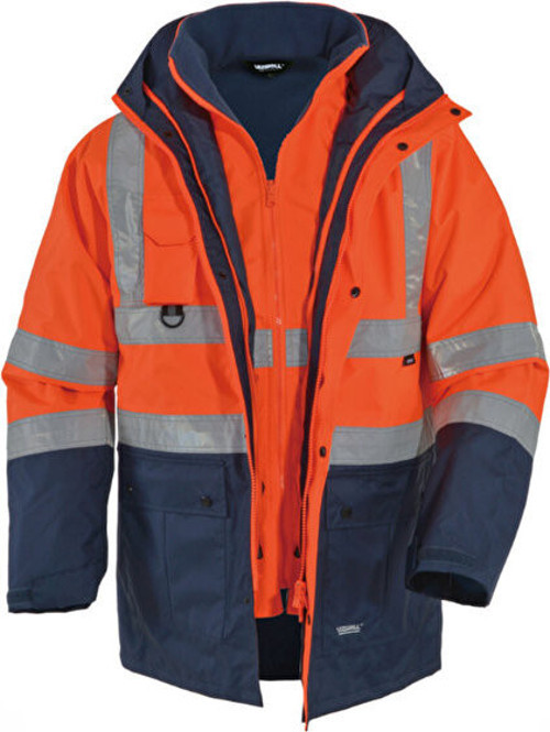 300 D Oxford Reflektörlü 5+1 Parka – 5 Farklı Kullanım Modeli (VWJK44)