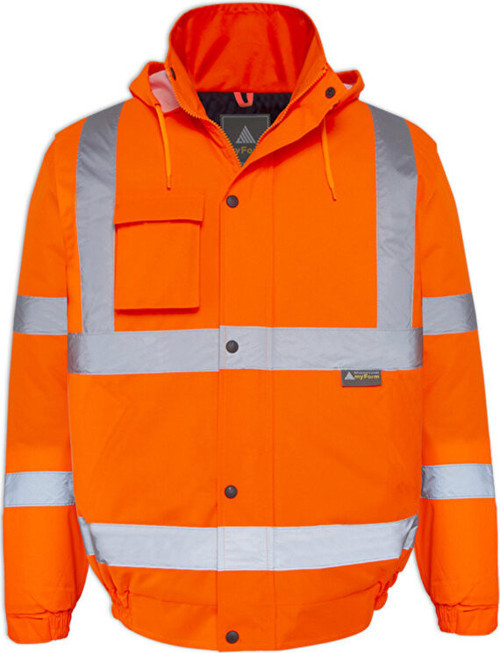 OLYMPUS ESSENTIAL HI-VIS BOMBER LINED JACKET