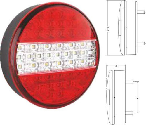LED HAMBURGER STOP LAMBASI SARI - KIRMIZI - BEYAZ