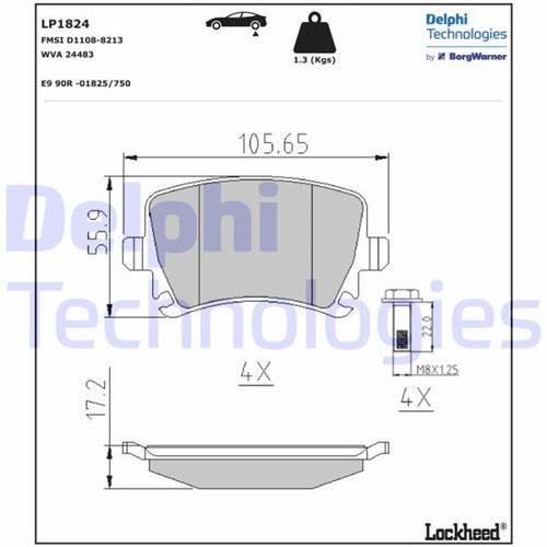 Arka Balata Passat-Cc-Caddy-Golf5-Golf6-Jetta-A3-A6-Leon-Octavıa-Superb 04 > 3C0698451D-1K0698451