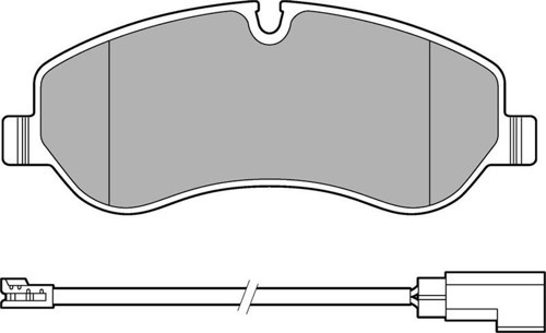 Ön Balata Ford Transıt V363 14> -Transıt Custom 2.2 Tdcı 12> Kablolu MEBK2J2K021AA-BK212K021AA