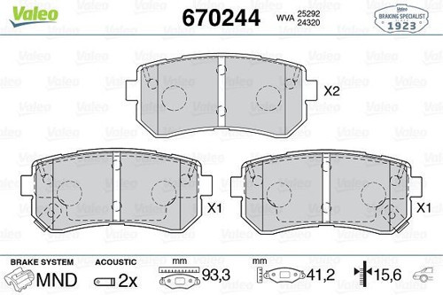 Arka Balata Hyundaı İx35 1.6-2.0-2.0 4Wd 10 > Kıa Cerato Iı 2.0-1.6 Cvvt-2.0 Gdı 10 > 58302D7A