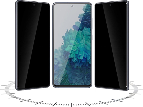 Samsung Galaxy A36 Hayalet Ekran Koruyucu 6D Kırılmaz Cam Gizlilik Korumalı - Extra Darbe Koruma - Ekranı Tam Kaplar
