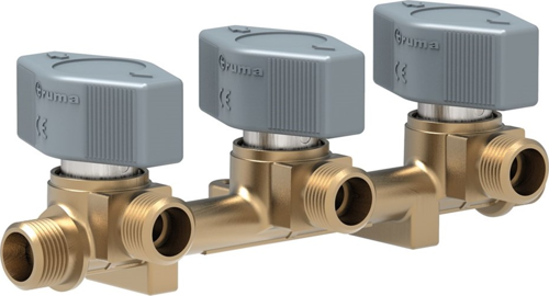 Gaz Vanası 3 Çıkışlı 8mm