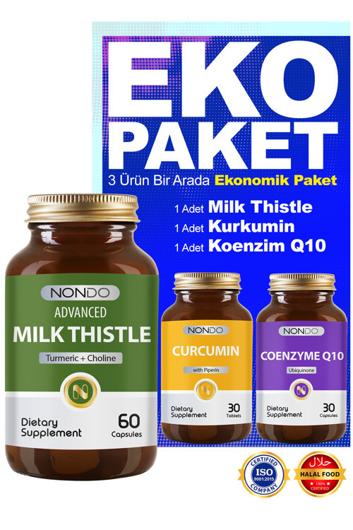 Ekonomik Paket Günlük Kullanım ( Curcumin Milk Thistle Koenzim Q10)