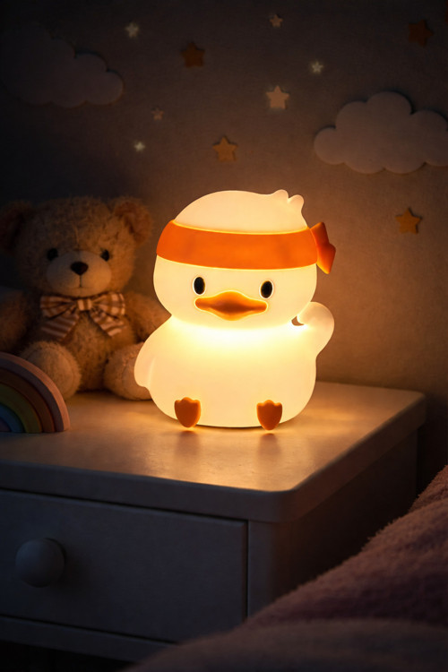 Dc-26 Dekoratif Led Sevimli Ördek Gece Lambası