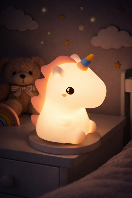 Dekoratif Led Sevimli Unicorn Un-29 Gece Lambası