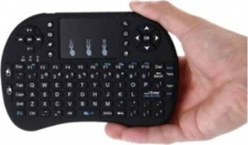 X60 (Baclit Mini Keyboard) Işıklı Kablosuz Şarjlı Mini Q Klavye Mouse Smart Tv Box Ps3
