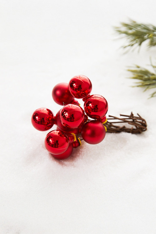 Mystyle Kırmızı Dekoratif Kokina Toplar