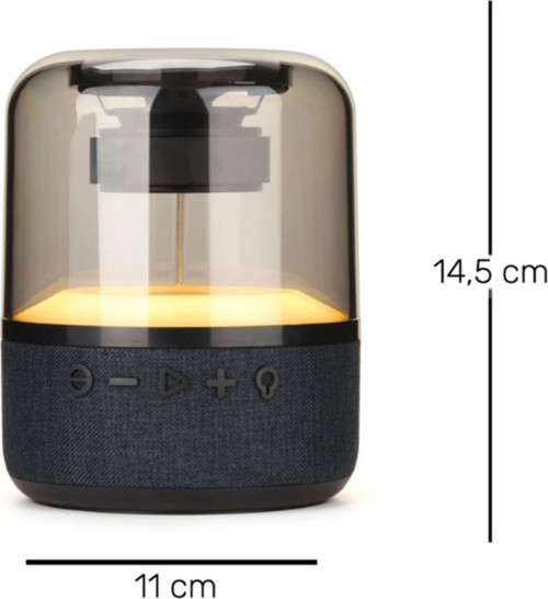 Jy-02 Renkli 3D Işık Bluetooth Hoparlör - Speaker