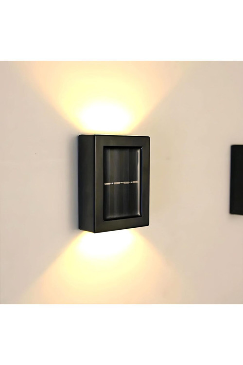 Solar Güneş Enerjili Gün Işığı,Bahçe Duvar Lambaları,Solar Led Duvar Lambası, Yukarı Ve
