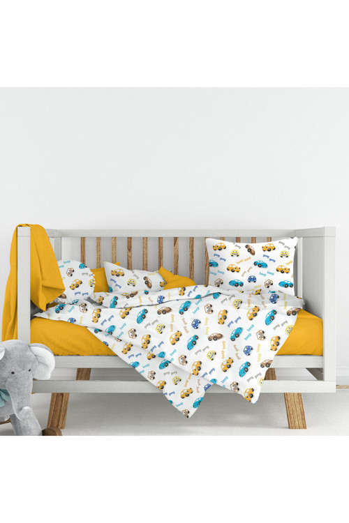Ranforce Kumaşından 1.Kalite %100 Pamuklu Bebek Nevresim Takımı | 100x150