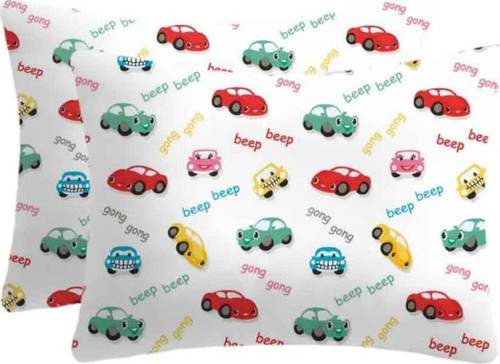 %100 Pamuklu Bebek Yastık Kılıfı | 38x50 ( 2 Adet )