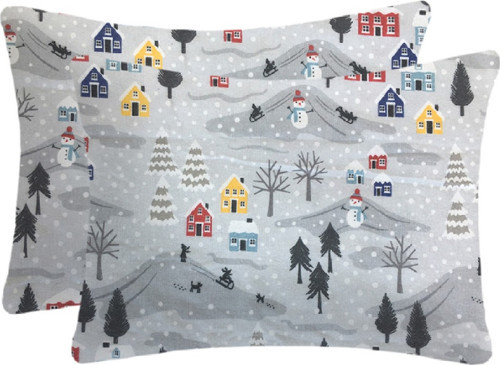 Flanel Pazen Fermuarlı Bebek Yastık Kılıfı 35x45 2 Adet