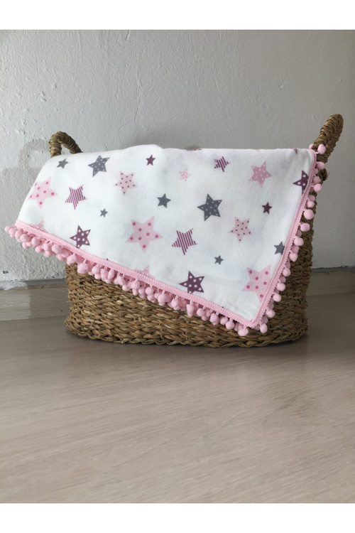 Flanel Bebek Battaniyesi 100x115 | Çift Taraflı